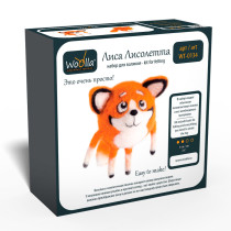 " Woolla" WT- 0134 " Лиса Лисолетта" набор для валяния . 