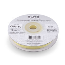 Лента капроновая OR-10 №011 св.желтый