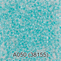 Бисер Чехия " GAMMA" круглый 1 10/ 0 2. 3 мм 5 г 1- й сорт A050 св. бирюзовый ( 38155 ) 